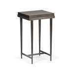 Wick Side Table - Dark Smoke / Espresso Maple