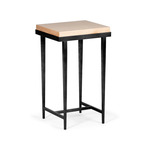 Wick Side Table - Black / Natural Maple