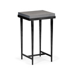 Wick Side Table - Black / Grey Maple
