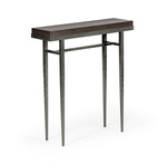 Wick Console Table - Natural Iron / Espresso Maple