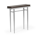 Wick Console Table - Vintage Platinum / Espresso Maple