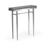 Wick Console Table - Sterling / Grey Maple