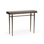 Wick Console Table - Bronze / Espresso Maple