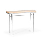Wick Console Table - Sterling / Natural Maple