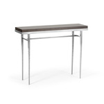 Wick Console Table - Sterling / Espresso Maple