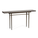 Wick XL Console Table - Bronze / Espresso Maple
