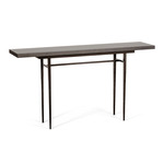 Wick XL Console Table - Dark Smoke / Espresso Maple