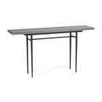 Wick XL Console Table - Black / Grey Maple