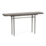 Wick XL Console Table - Natural Iron / Espresso Maple
