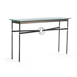 Equus Console Table - Dark Smoke / Natural Iron