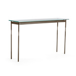 Senza Console Table - Dark Smoke / Clear