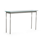 Senza Console Table - Natural Iron / Clear