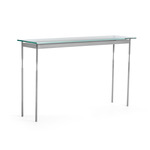 Senza Console Table - Vintage Platinum / Clear