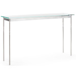 Senza Console Table - Sterling / Clear
