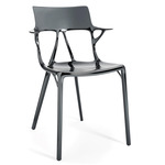 A.I. Metal Chair 2-Pack - Titanium