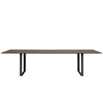 70/70 Dining Table - Black / Solid Smoked Oak