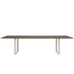 70/70 Dining Table - Gray / Solid Smoked Oak