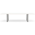 70/70 Dining Table - Gray / White Laminate