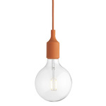 E27 Pendant - White / Orange