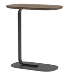 Relate Side Table - Smoked Oak + Black