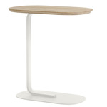 Relate Side Table - Solid Oak + Off-White