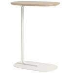 Relate Side Table - Solid Oak + Off-White