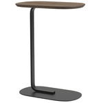 Relate Side Table - Smoked Oak + Black