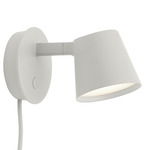 Tip Plug-In Wall Sconce - Gray