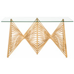 Geo Console Table - Natural