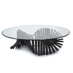 Remini Cocktail Table - Dark Brown