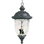 Carriage House VX Outdoor Pendant - Oriental Bronze / Water Glass