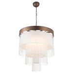 Million Chandelier - Bronze / White