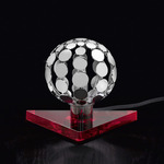 Sfera Table Lamp - Red / Polished Chrome