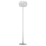 Prisma Floor Lamp - Polished Chrome / Clear