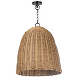 Coastal Living Beehive Outdoor Pendant - Natural