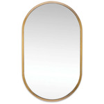 Canal Mirror - Natural Brass / Mirror