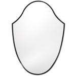 Crest Mirror - Steel / Mirror