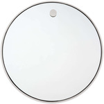 Hanging Circular Mirror - Polished Nickel / Mirror