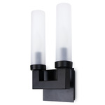 Montecito Outdoor Wall Sconce - Charcoal / Frosted