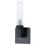 Montecito Outdoor Wall Sconce - Charcoal / Frosted