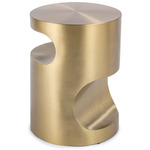 Nathan Side Table - Brass