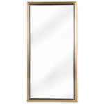 Rectangle Mirror - Natural Brass / Mirror