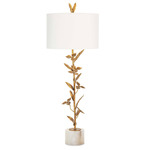 Southern Living Trillium Table Lamp - Brass / White