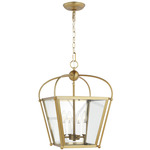 Charleston Pendant - Satin Brass