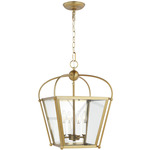 Charleston Pendant - Satin Brass