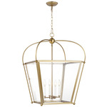 Charleston Pendant - Satin Brass