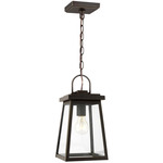 Founders Outdoor Pendant - Antique Bronze / Clear