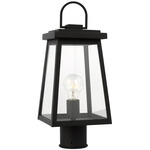 Founders Outdoor Post Light - Black / Clear