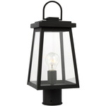 Founders Outdoor Post Light - Black / Clear