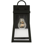 Founders Outdoor Wall Sconce - Black / Clear